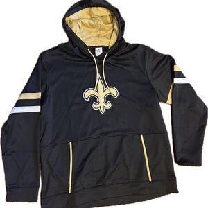 Comfy soft Team Apparel graphic New Orleans Saints Men's pullover hoodie XL